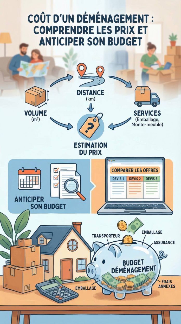 Coût d un demenagement : comprendre les prix et anticiper son budget Coût d un demenagement : comprendre les prix et anticiper son budget
