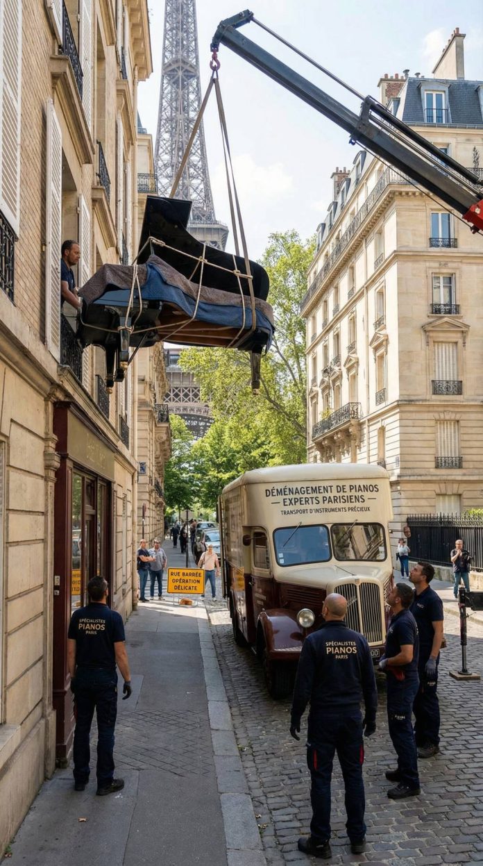 Demenagement piano Paris : confier le transport de votre instrument à des spécialistes