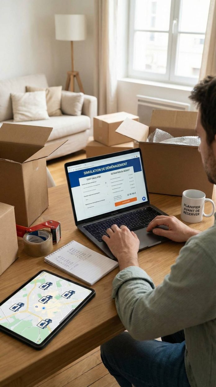 Simulation demenagement : estimer son budget avant de réserver un prestataire
