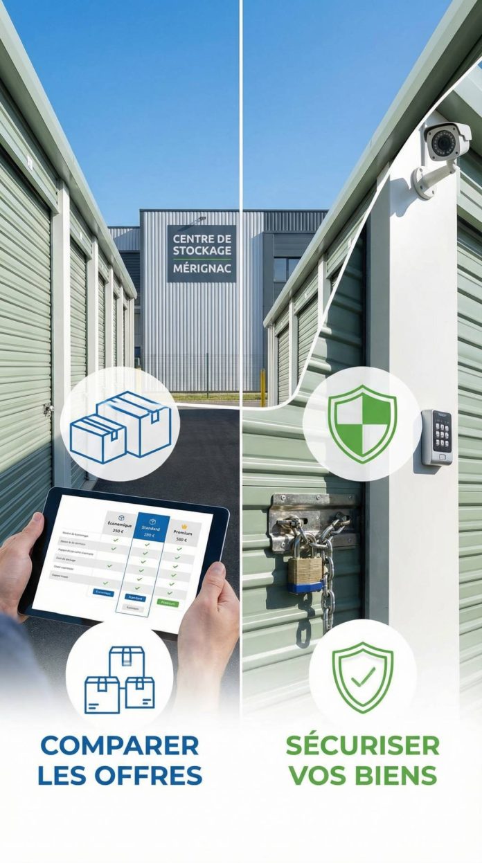 Garde meubles Merignac : comparer les offres et sécuriser vos biens