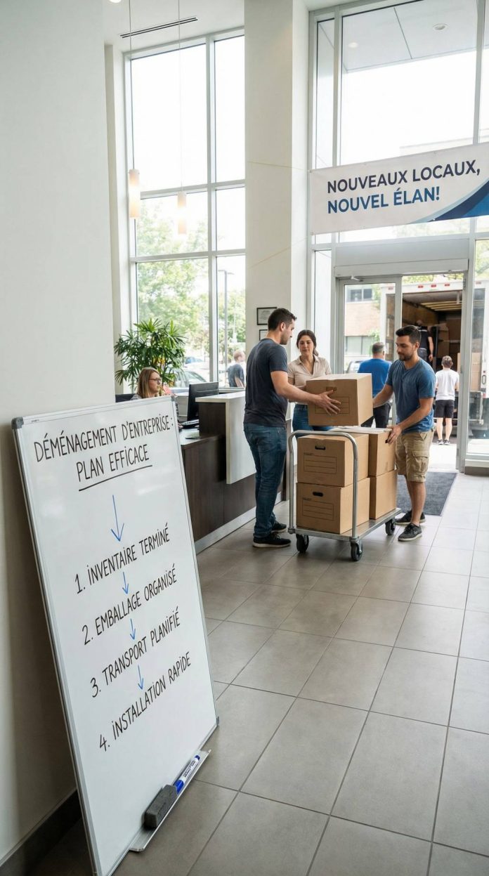 Transfert de bureau : organiser un déménagement d’entreprise efficace Transfert de bureau : organiser un déménagement d’entreprise efficace